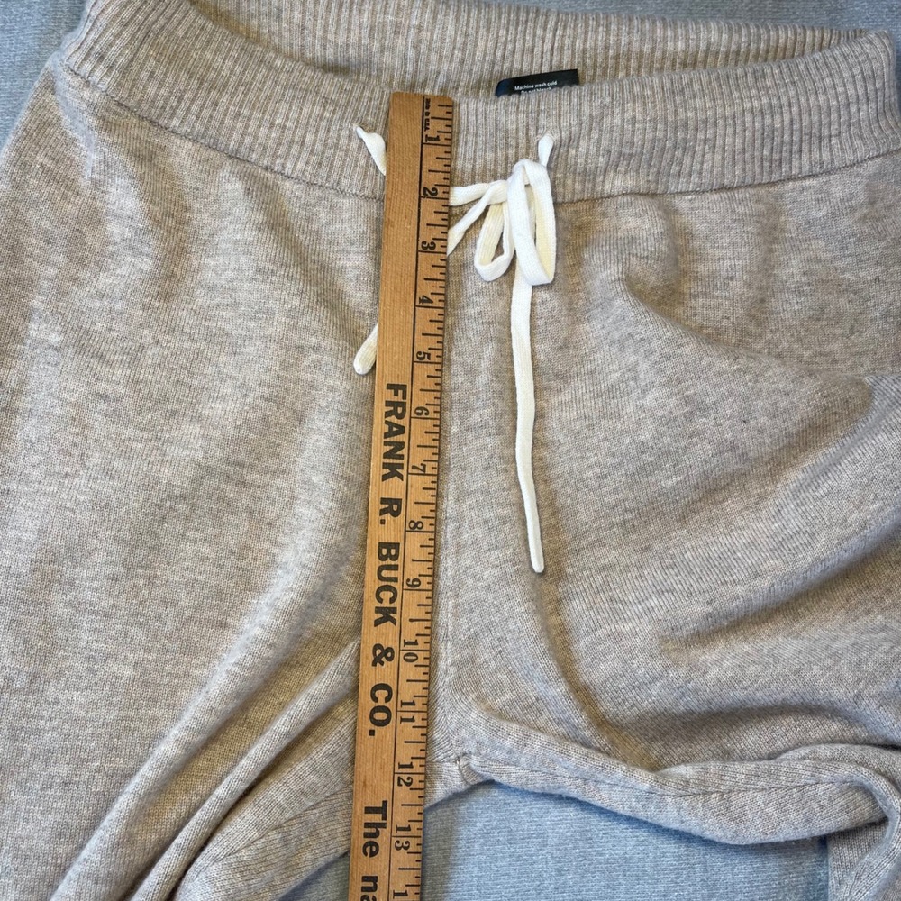 Summersalt The Wool Cashmere Hoodie and Jogger Lounge Set Beige Small Old Money - Picture 8 of 12